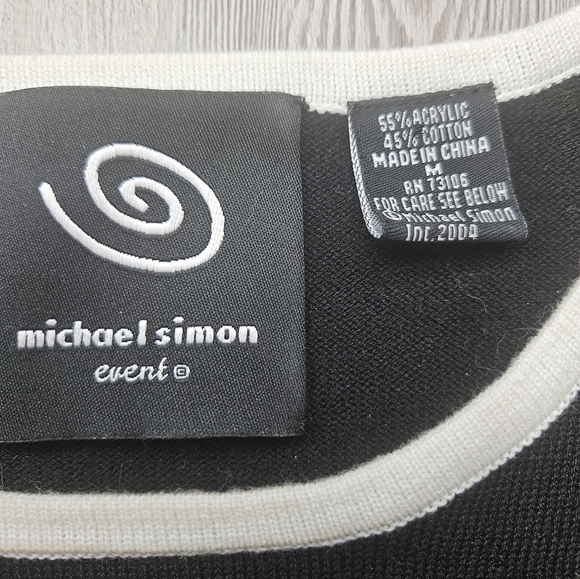 Michael Simon Event Women's Medium Pumpkin Pie Sweater Sequins Beads - Picture 5 of 14